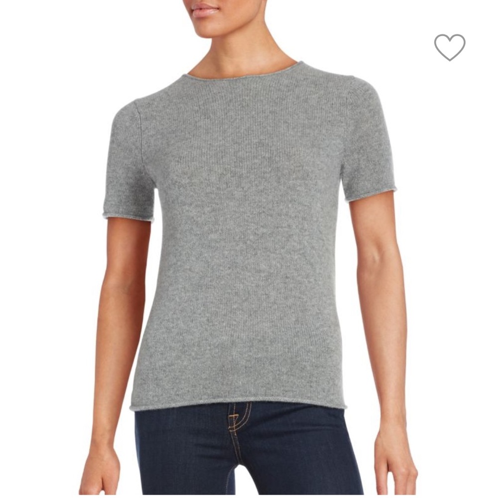 Theory cashmere knit tee
